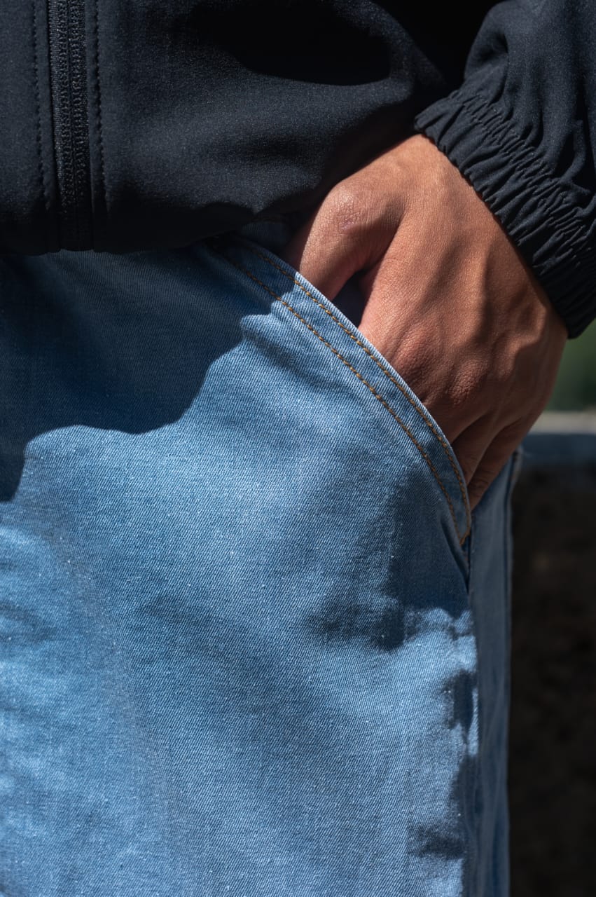 Bermuda Denim Bleu
