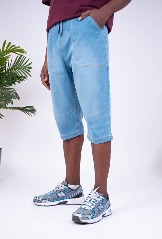 Bermuda Denim Bleu