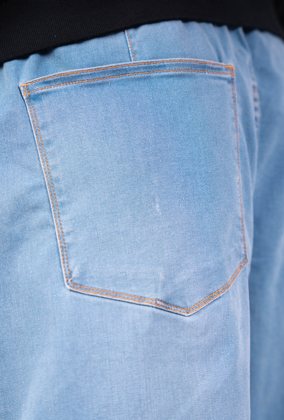 Pantalon Denim Bleu