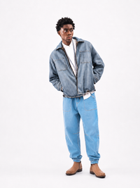 Pantalon Denim Bleu